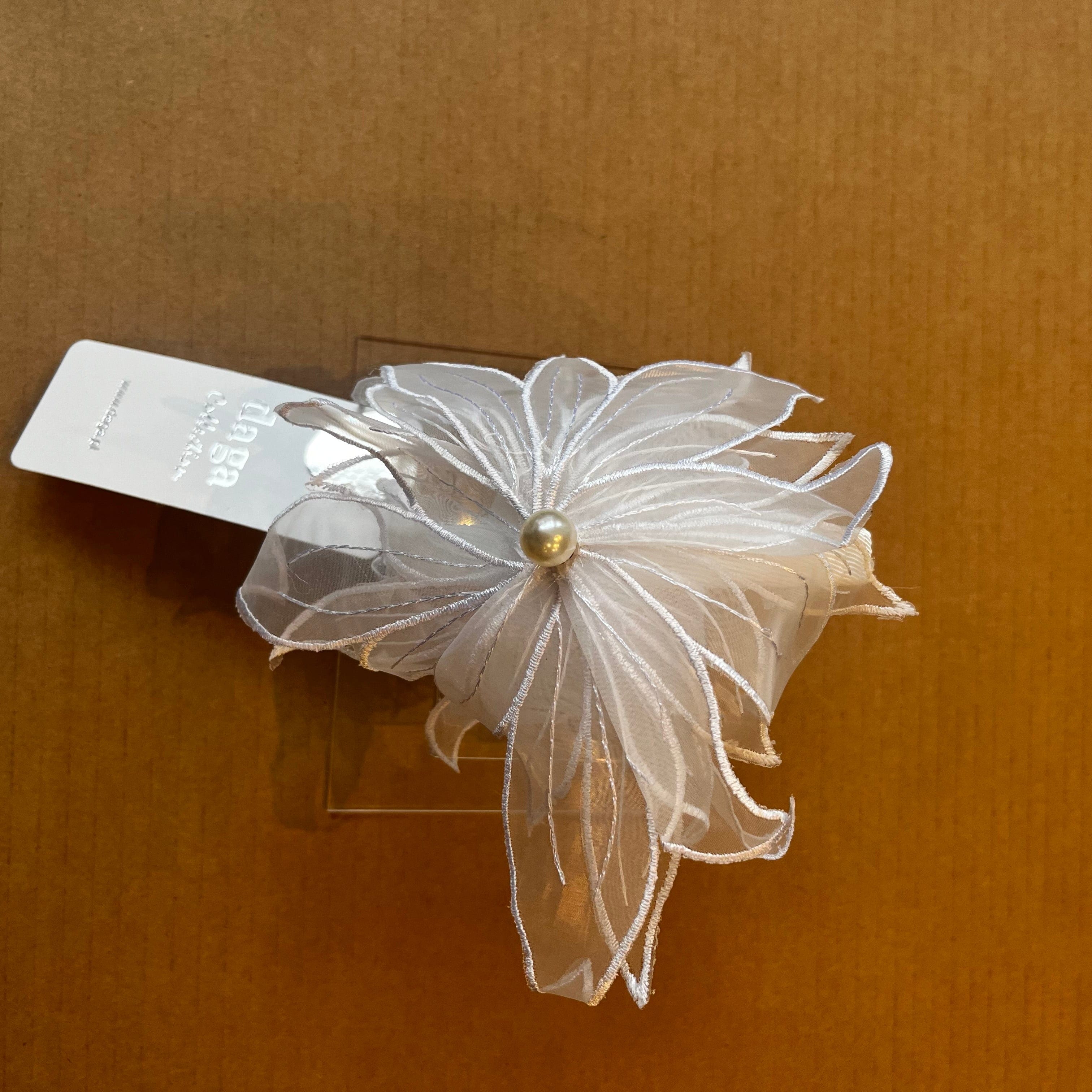 Daga - Ceremony Embellished Hairband- Cream