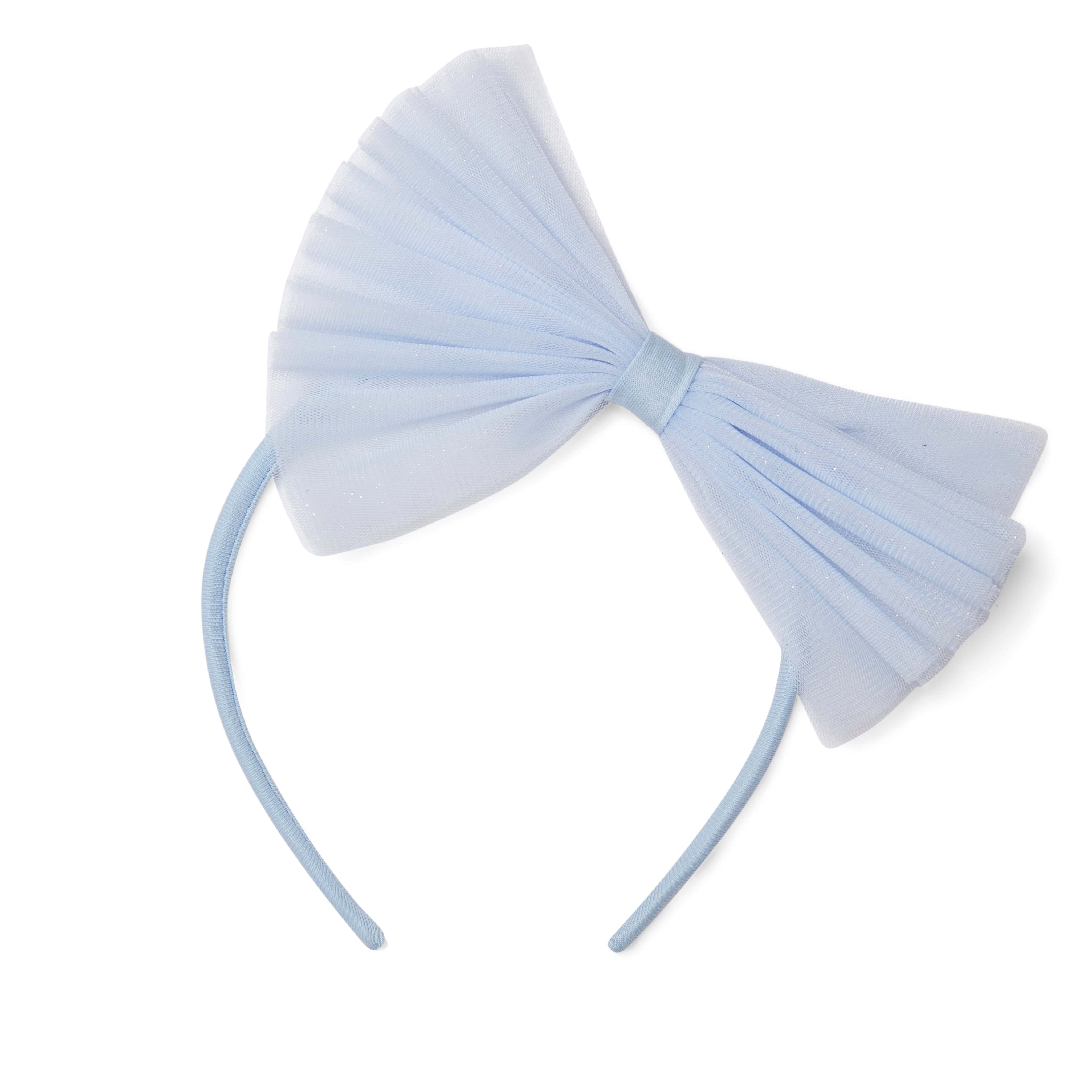 A DEE - Twilight Twirls Lennon Tulle Hairband - Powder Blue