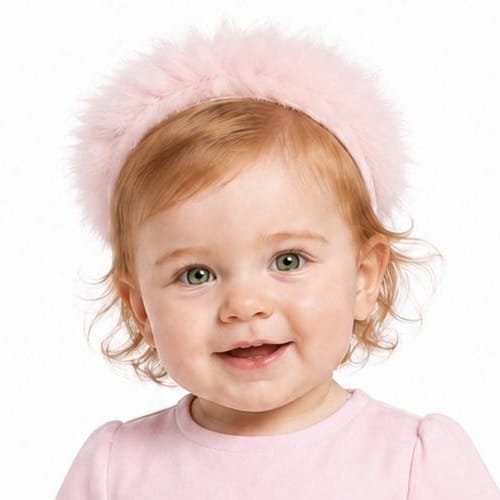 Bimbalo - Fur Hairband  - Pink