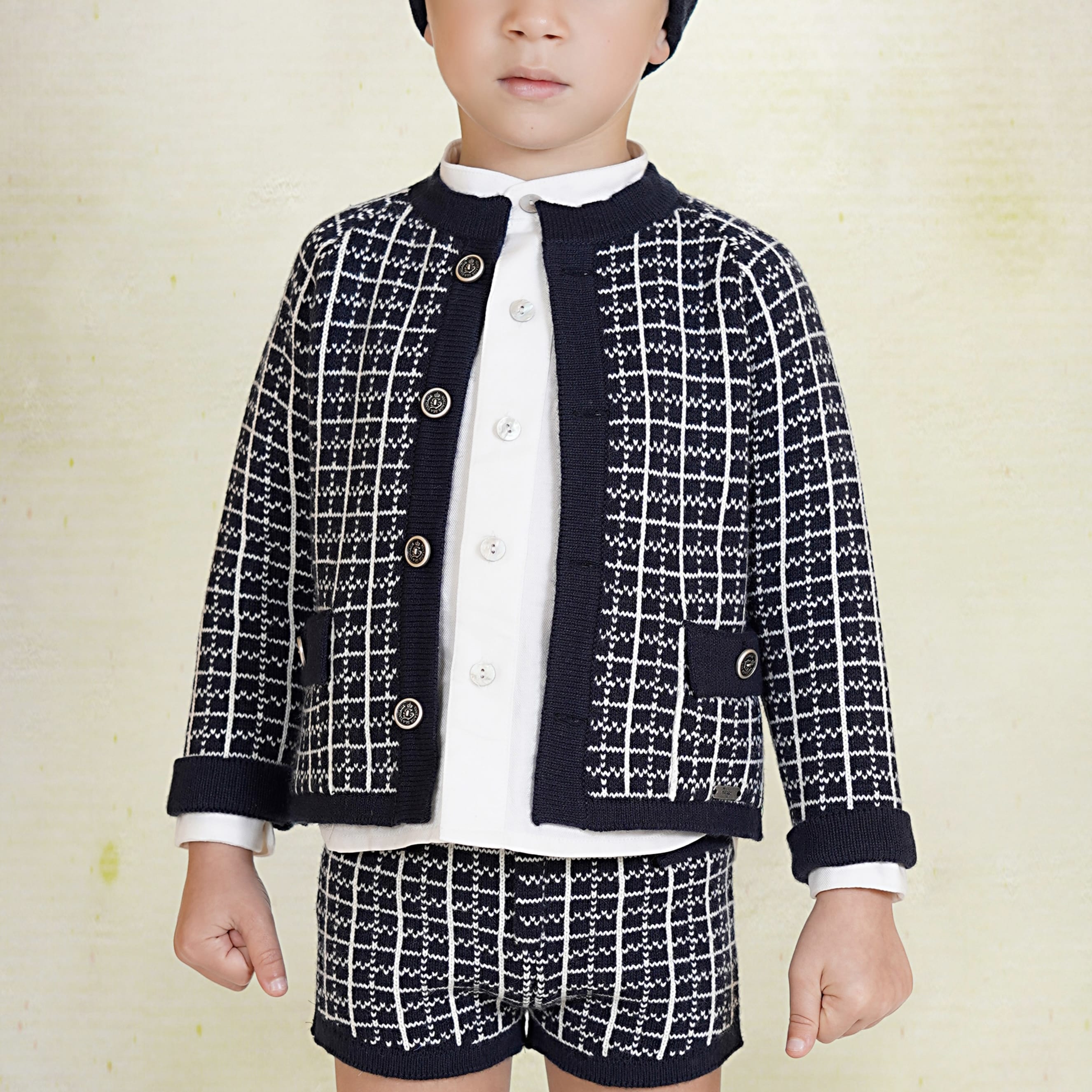 Rahigo - Five Piece Short Set  - Navy