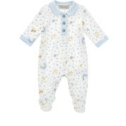 MONNALISA - Bear Babygrow - Blue