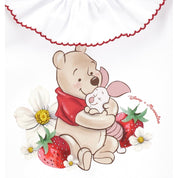 MONNALISA - Winnie The Pooh Two Piece Babygrow Set- White