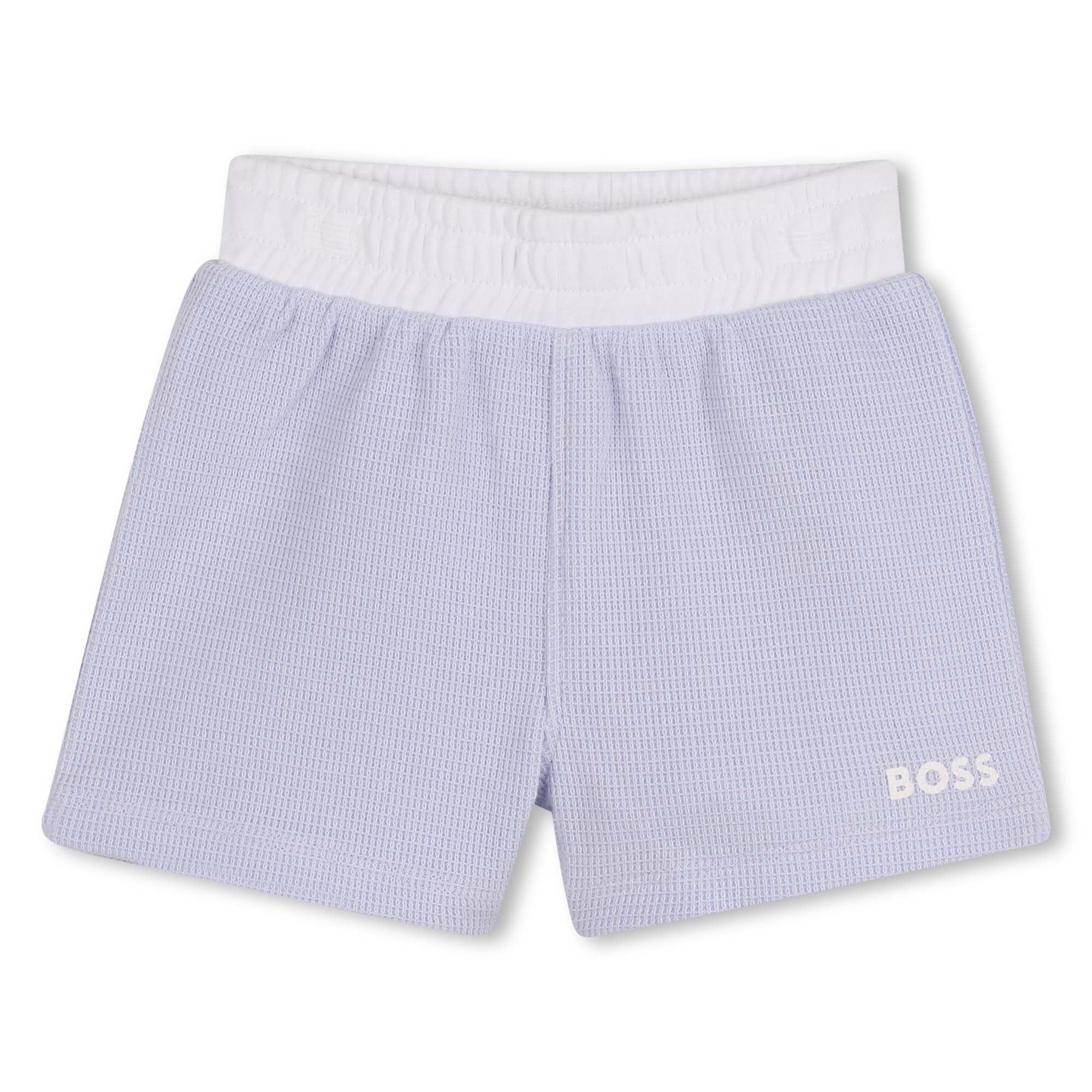 BOSS - Collar Bib Short Set -  Blue