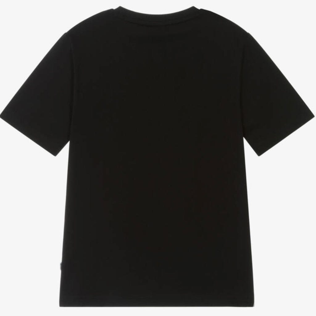 BOSS -  T  Shirt With Abstract Logo- Black