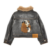 MONNALISA - Lady & The Tramp Denim Jacket - Black