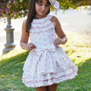 BABINE - Bows Puffball Dress   - Pink