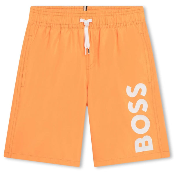 Orange hugo boss on sale swim shorts