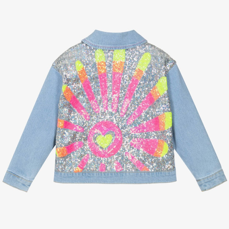 BILLIEBLUSH - Sunshine Three Piece Denim Jacket Set - Blue