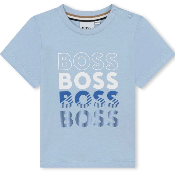 BOSS - Toddler Logo T-Shirt - Blue