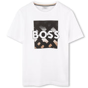 BOSS - Graphic Logo T-Shirt -  White