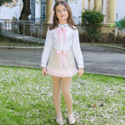 NAXOS - Tweed Four Piece Skirt Set - Pink