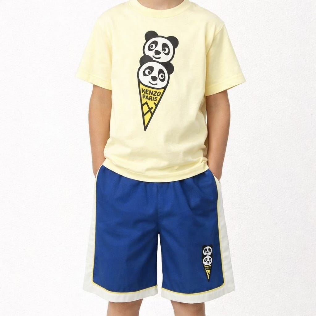 KENZO - Panda Short Set - Lemon