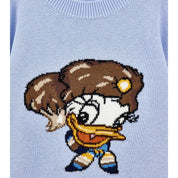 MONNALISA - Daisy Duck Jumper, Blouse & Skirt Set - Blue