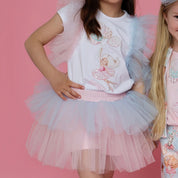 Daga - Swan Lake Tutu Skort Set - Pink