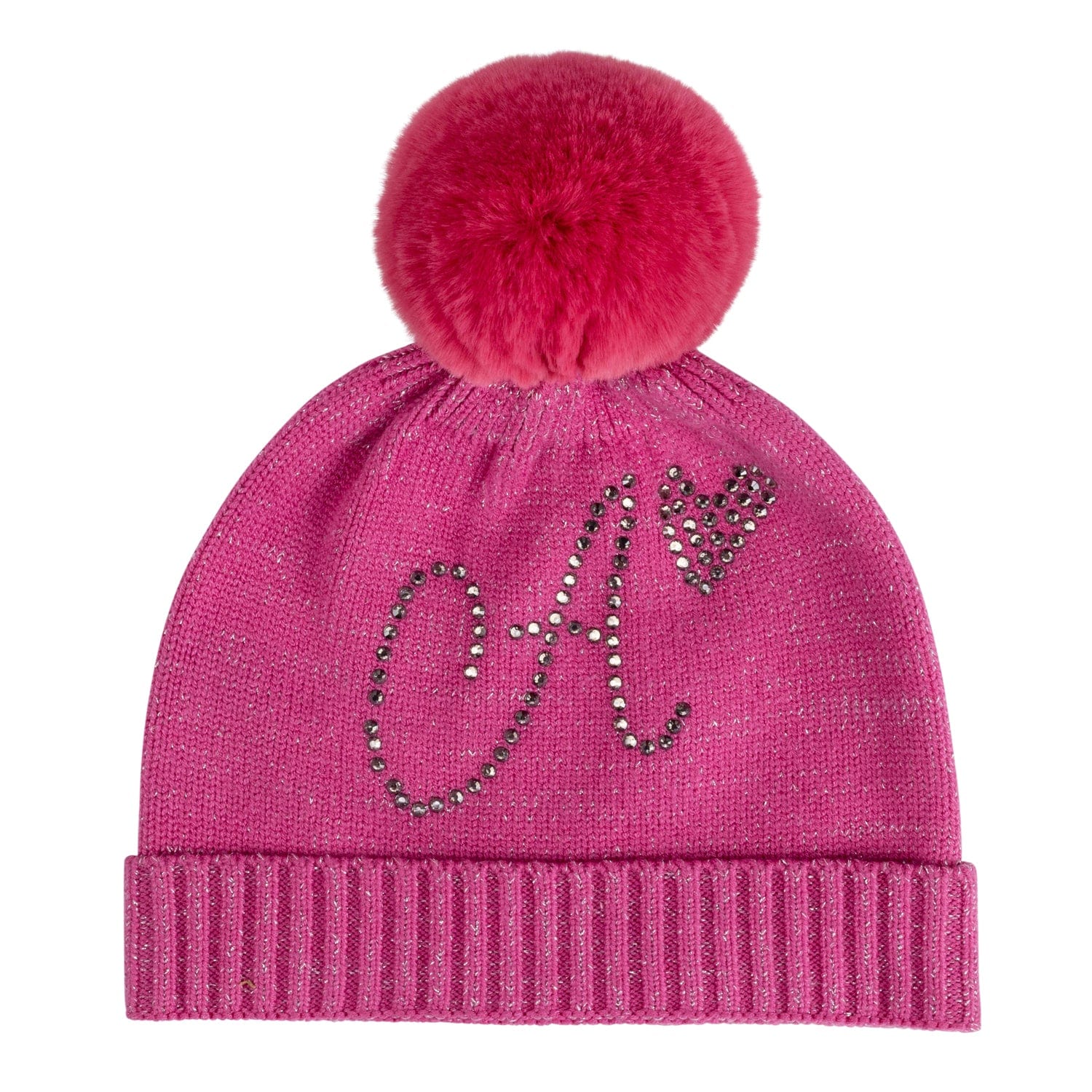 A DEE - Star Love Tamson Knitted Pom Pom Hat -