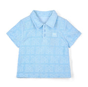 MITCH & SON - Orion Blue Breeze Towelling Polo Set - Sky Blue