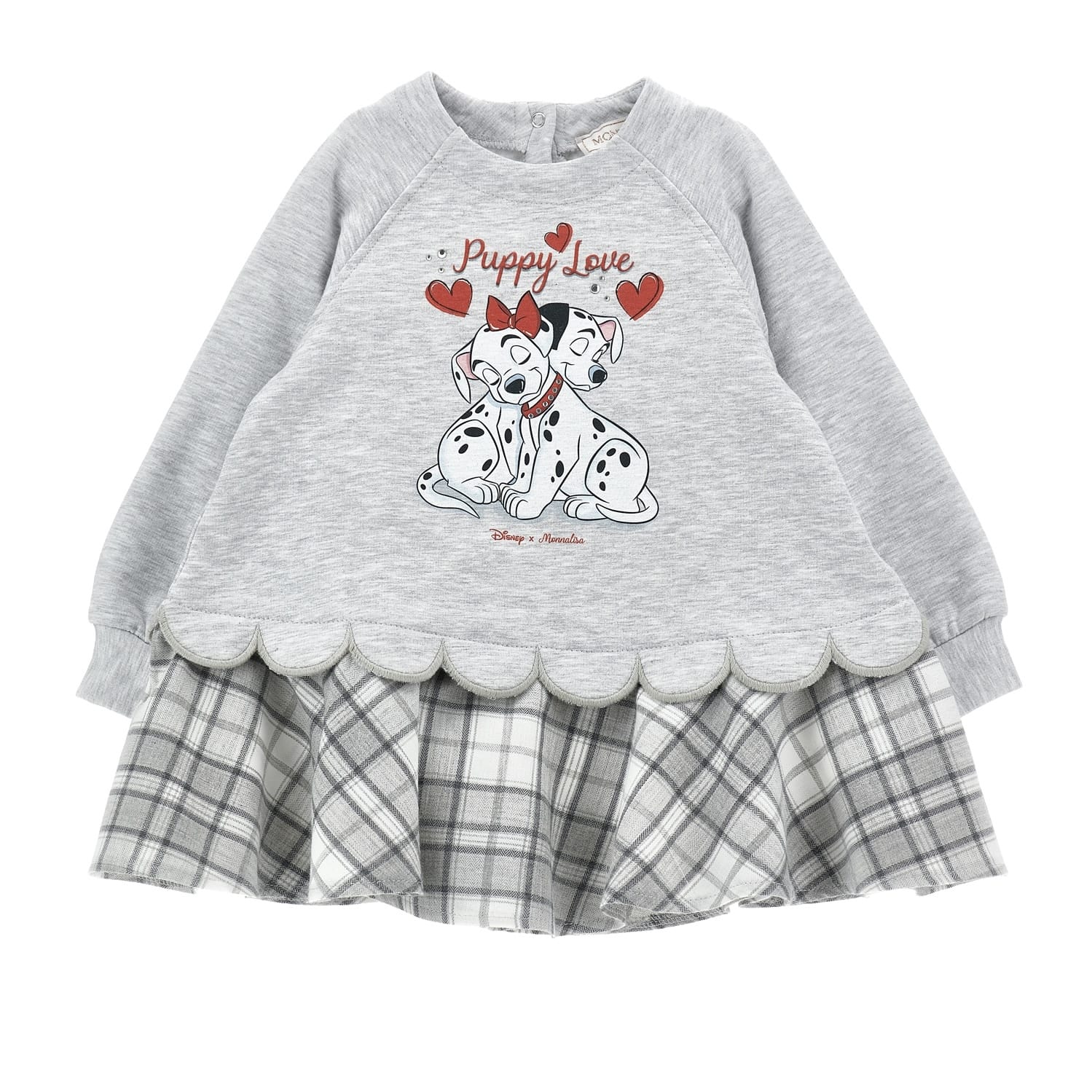 MONNALISA - Dalmatian Dress - Grey