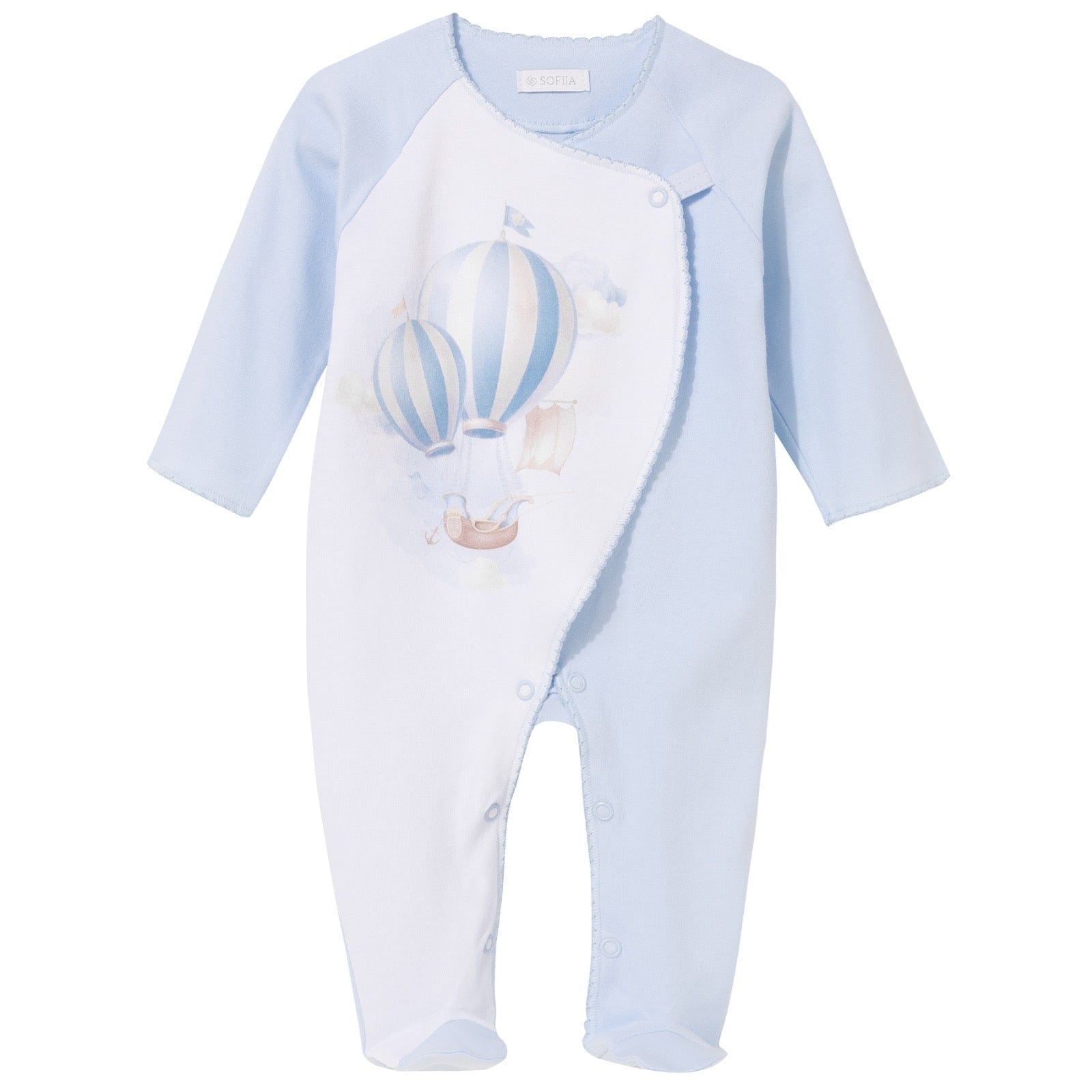 SOFIJA -Milo Babygrow Three Piece Set - Blue