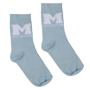 MITCH & SON - Tamir Sandy Shores 2 Pack Socks - Pale Blue