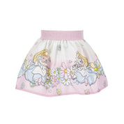 MONNALISA - Alice In Wonderland Bebe Skirt Set - Pink