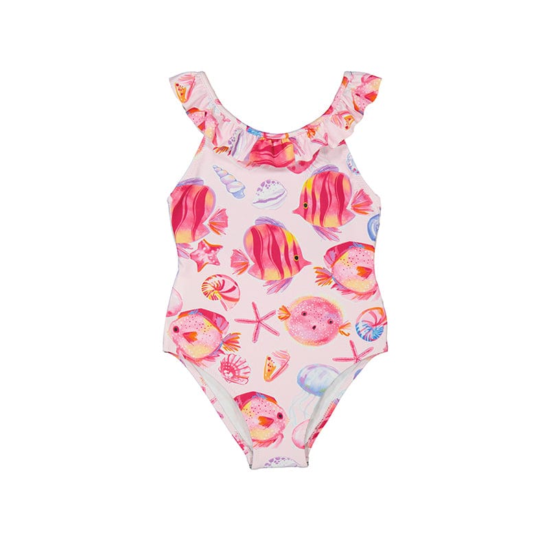 MAYORAL - Fish Swimsuit - Magneta