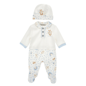 MONNALISA - Bear Two Piece Set - Blue