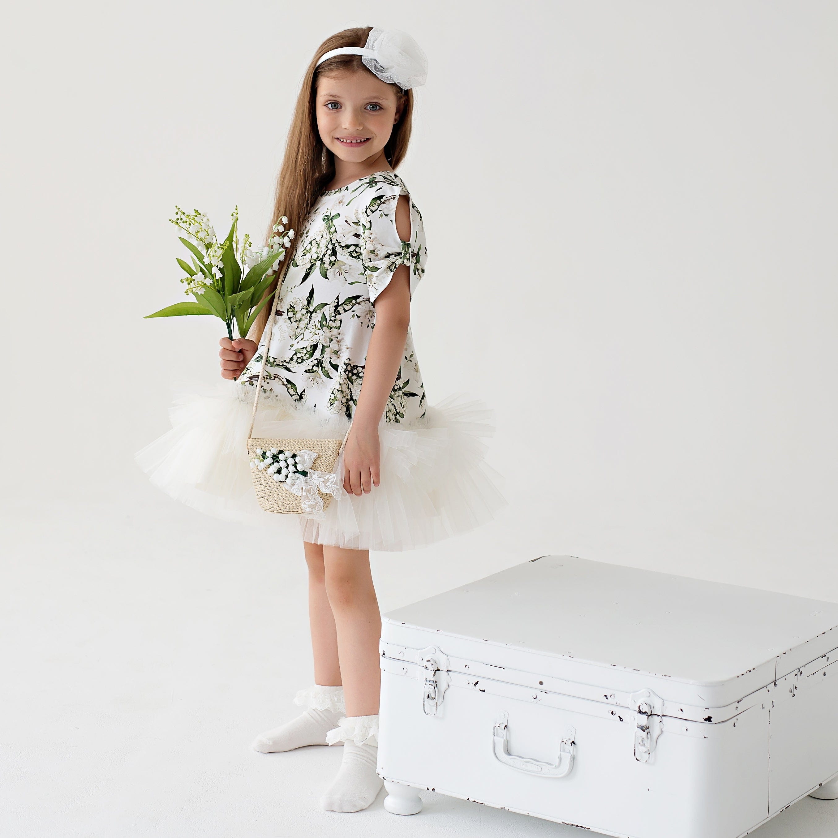 Daga - Lilly Of The Valley Tutu Dress - White