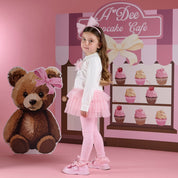 A DEE - Teddy Bear Bakery Mila Tulle Legging Set - Snow White