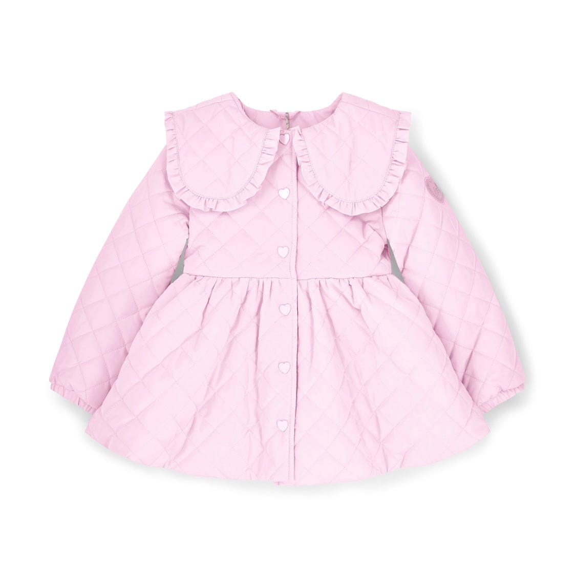 A DEE - Riley Bow-tique Chic Quilted Collar Jacket - Pink
