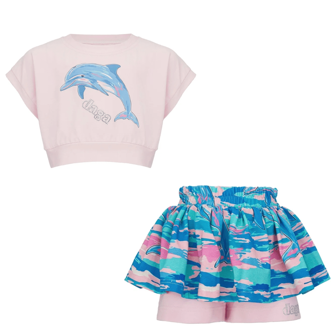 Daga -Ocean Kiss Skort Set - Pink