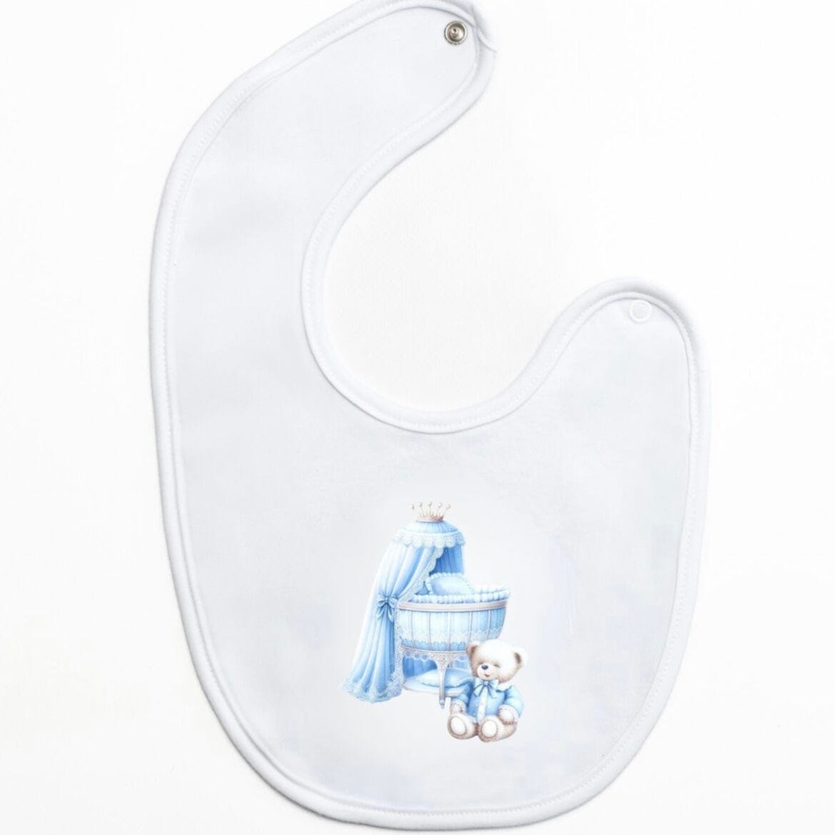 FIRST BABY - Royal Bib  - Blue