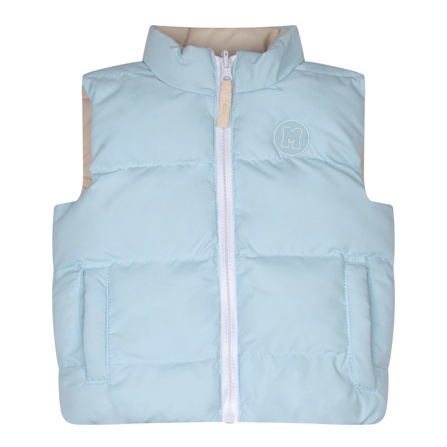 MITCH & SON - Andy Reversible Gilet - Pale Blue