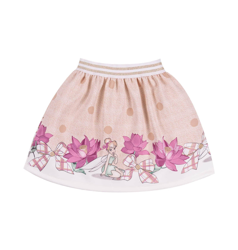 LuLu BeBe Pink Disney Character Embroidered Skirt