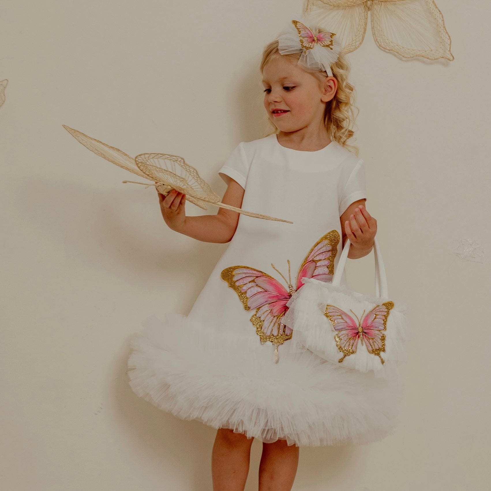 Daga - Twinkle Flight Tutu Dress - White