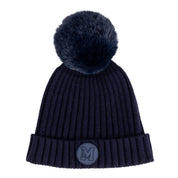 MITCH & SON - Brooks Knitted Pom Pom Hat - Dark Navy