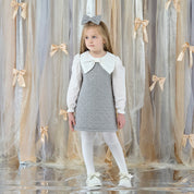A DEE - Eau De A Dee Bambi Quilted Sweat Dress - Grey Marl