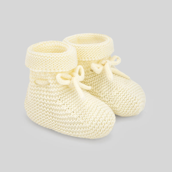 PAZ RODRIGUEZ - Knit Booties - Yellow