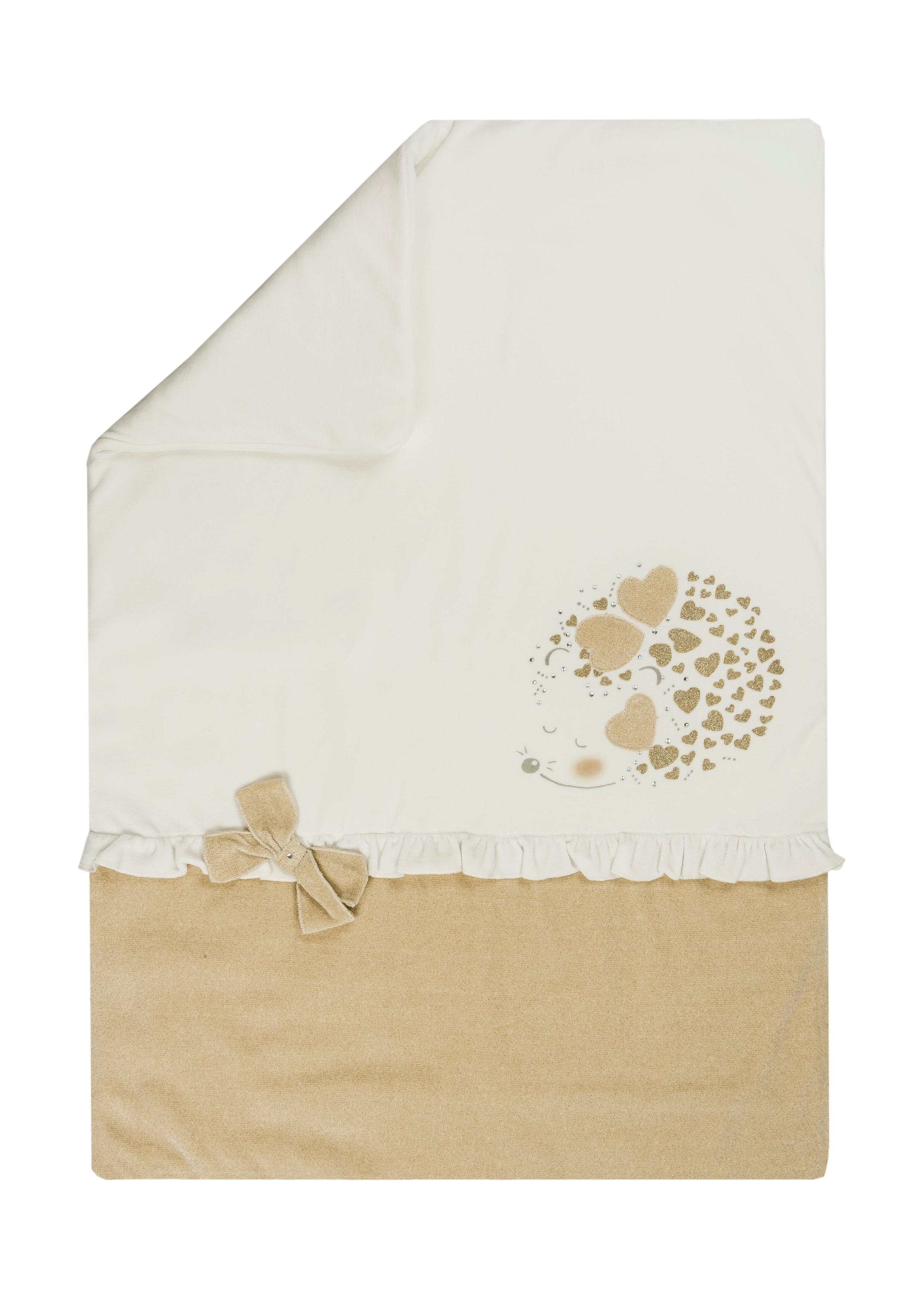 EVERYTHING MUST CHANGE - Heart Blanket- White