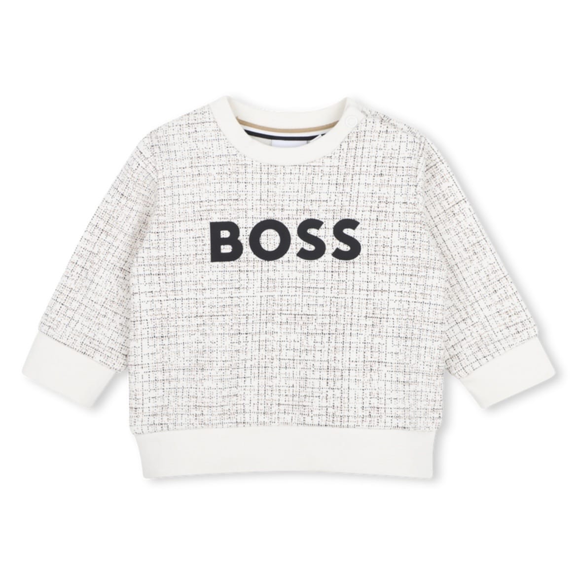BOSS - Toddler Logo Sweatshirt  -  Ivory