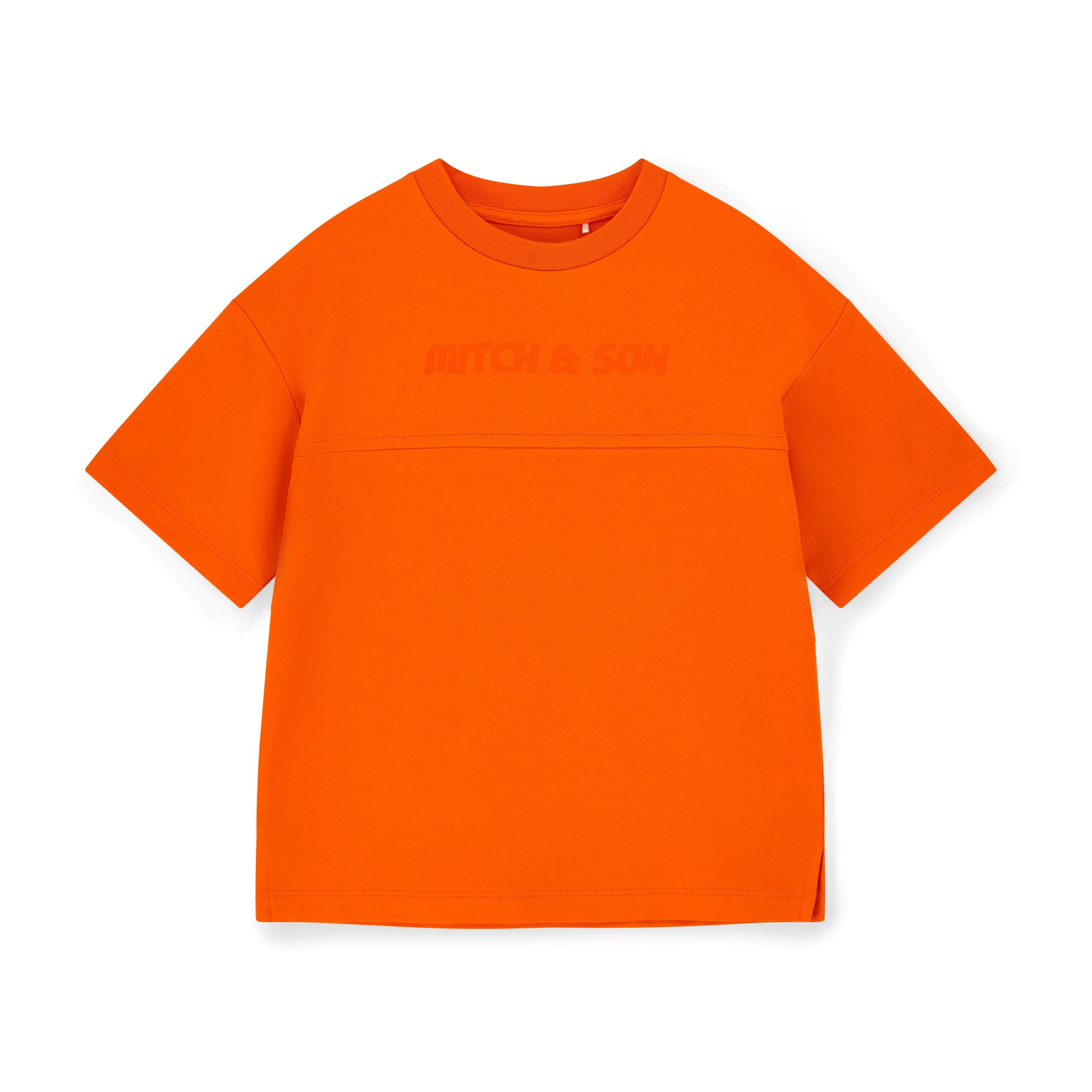 MITCH & SON - JNR Rory Dropped Shoulder Short Set - Bright Orange
