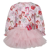 Daga - Magical Surprises Print Tulle Dress - Pink