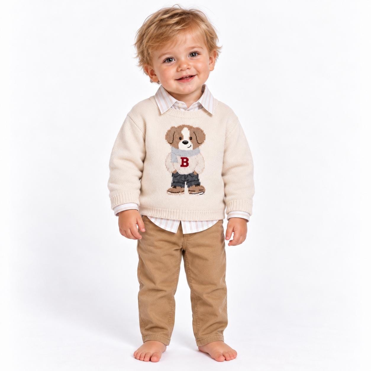 MAYORAL - Three Piece Trouser Set - Stone