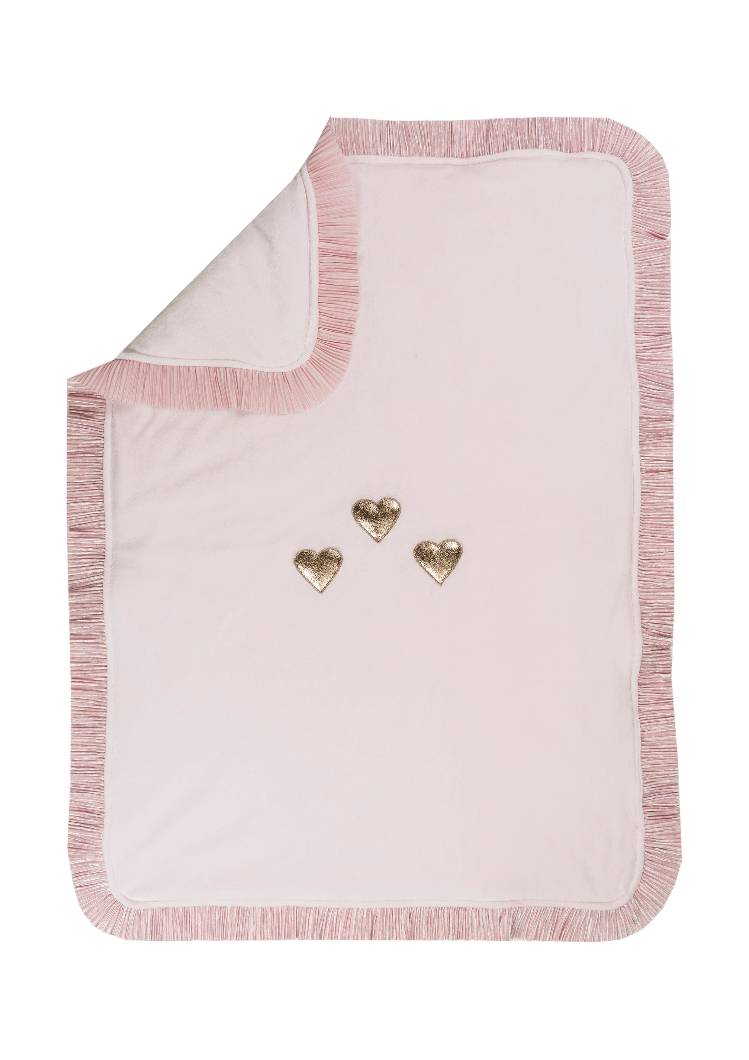 EVERYTHING MUST CHANGE - Heart Blanket- Pink