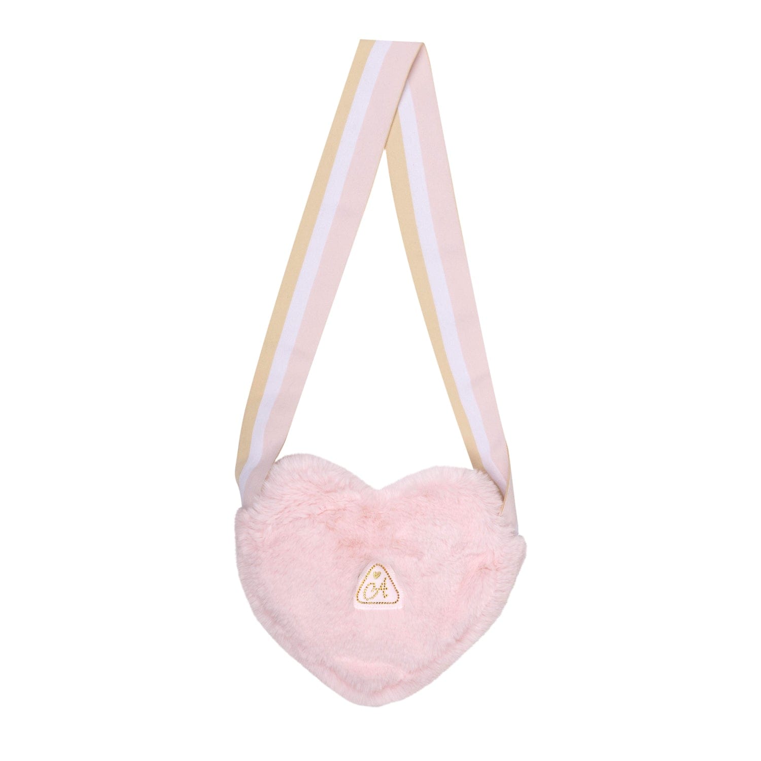 A DEE - Abstract Teddy Saint Faux Fur Bag - Baby Pink