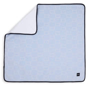 BOSS- Velour Blanket - Blue