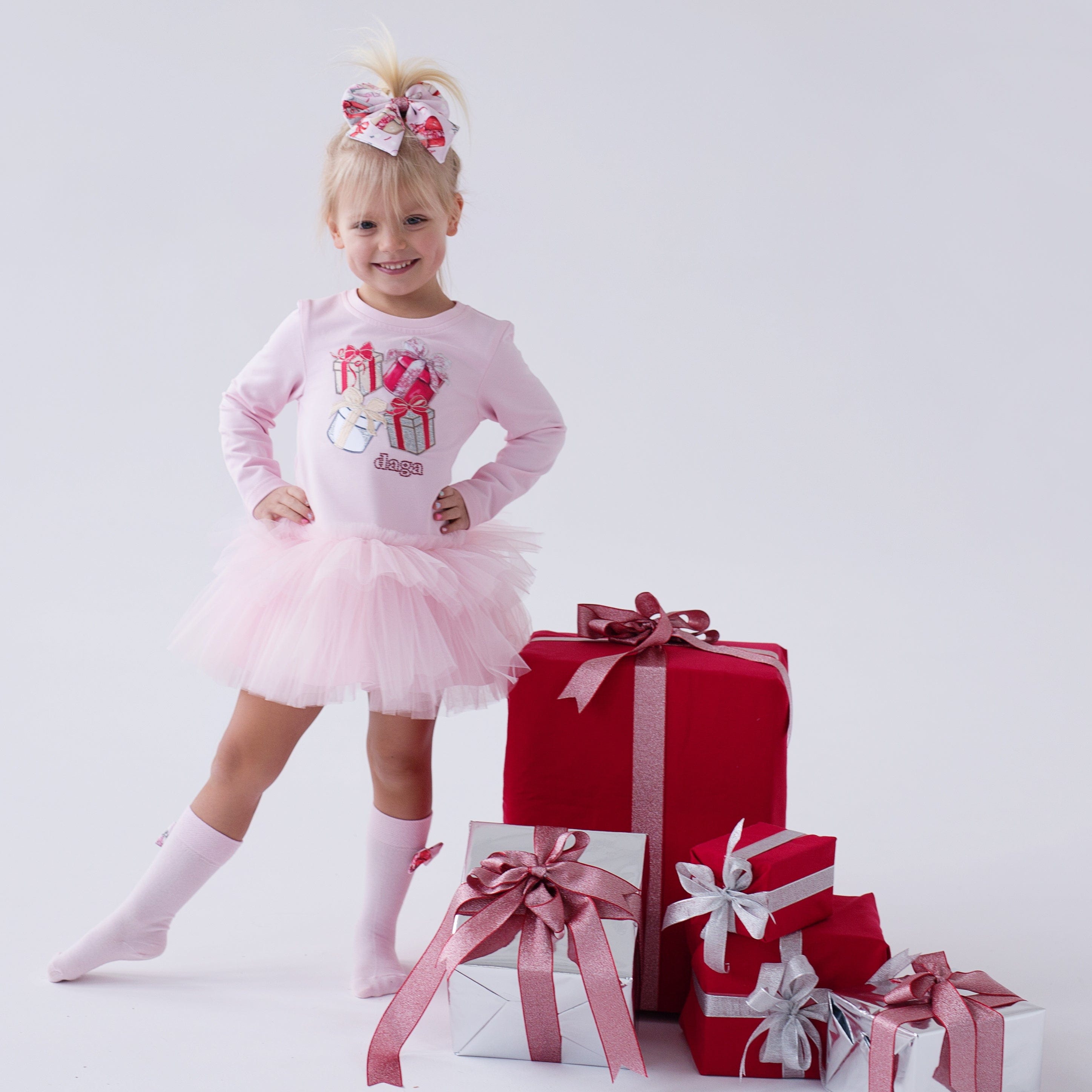 Daga - Magical Surprises  Tulle Dress - Pink