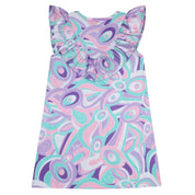 A DEE - Natasha Popping Pastels Print Jersey Dress - Lilac
