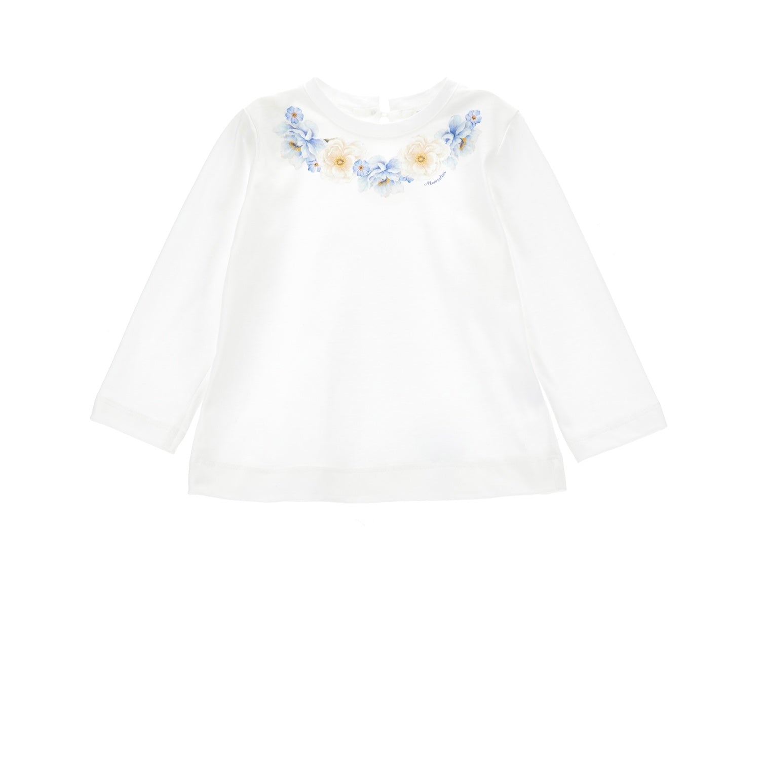MONNALISA - Bebe Floral Skirt Set - Blue