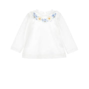MONNALISA - Bebe Floral Skirt Set - Blue