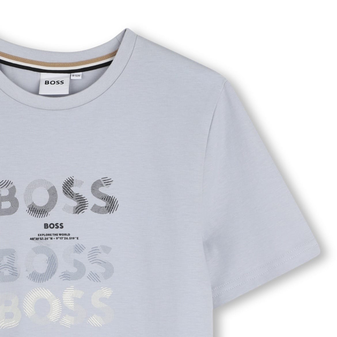 BOSS - Small Logo T-Shirt -  Blue
